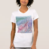 Alpine Heights Abstract Doodle Tシャツ (正面)