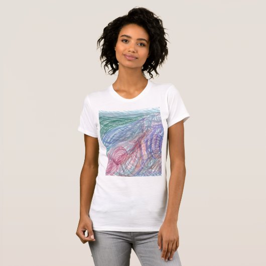 Alpine Heights Abstract Doodle Tシャツ (正面フル)