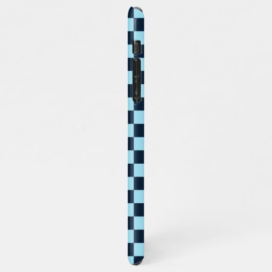 Alpine ice checkerboard pattern iPhoneケース (左側)