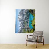 Alpine lake Oeschinensee in Switzerland タペストリー (インサイチュ)