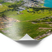 Alpine lake Oeschinensee in Switzerland フォトプリント (角)