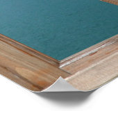 Alpine Lake View from a Window ポスター (角)