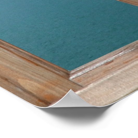 Alpine Lake View from a Window ポスター (角)