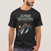 Alpine Meadows, California - USA Ski Resort - BACK Tシャツ (正面)