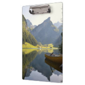 Alpine Mountain Lake in Switzerland写真 クリップボード (左)