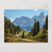 Alpine Mountains, scenic landscape, ポストカード (正面)