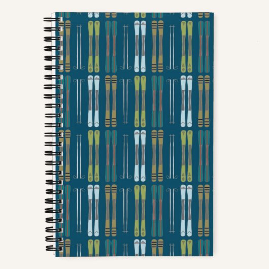 Alpine Ski Spiral Notbeook ノートブック (正面)