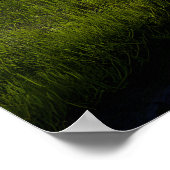 Alpine Valley Stream Green Meadows Snowy Peaks ポスター (角)