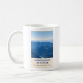 Alpine Valleys of the French Alps コーヒーマグカップ (左)