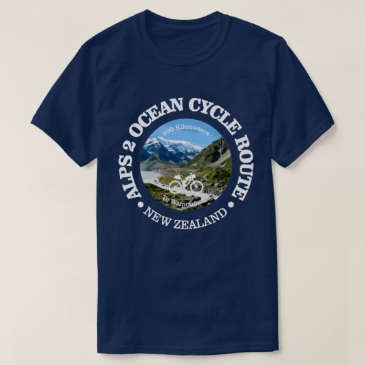 Alps 2海(サイクリングC) Tシャツ (デザイン正面)
