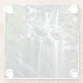 Alps Mountain Top Waterfall ガラスコースター (裏面)