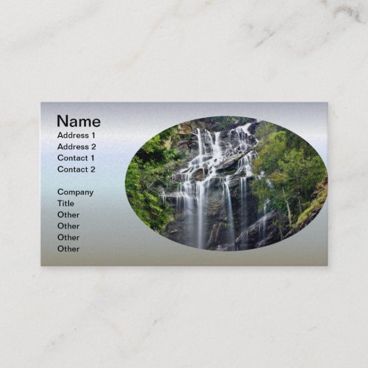 Alps Mountain Top Waterfall 名刺 (正面)