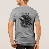ALPV2 戦闘不能 トライブレンドTシャツ (裏面)