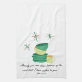 Already You Are Clean” John 15:3  Tea Towel キッチンタオル (縦)