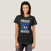 ALSと闘うママの誇りある娘 ALS啓発 Tシャツ (正面フル)