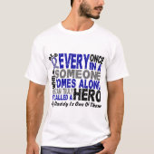 ALSの英雄によっては1人のお父さんが現れります Tシャツ (正面)