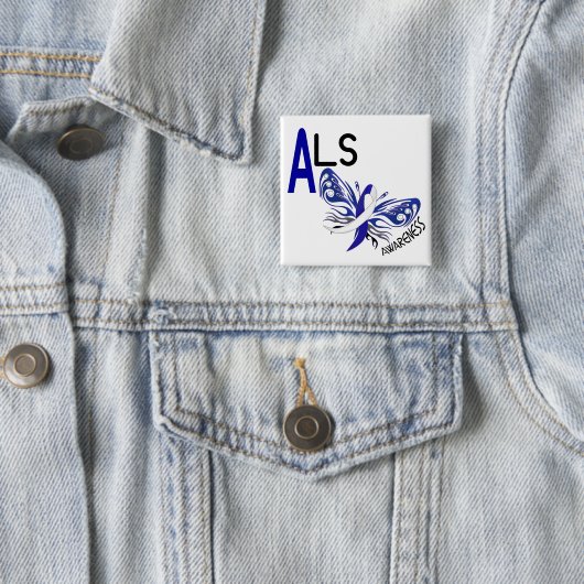 ALSの蝶3.1 缶バッジ (インサイチュ)