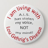 ALSは私の声を盗みました 缶バッジ (正面)