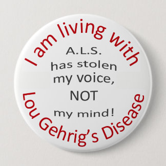 ALSは私の声を盗みました 缶バッジ