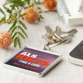 ALSキーチェーンを強制終了 キーホルダー (側面)