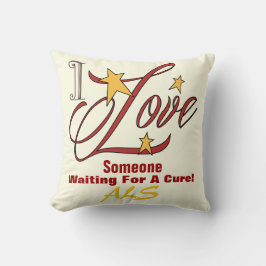 ALSラブ装飾用クッション20インチx 20インチ クッション