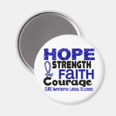 ALSルー・ゲリグ病HOPE 3 マグネット (正面/裏面)