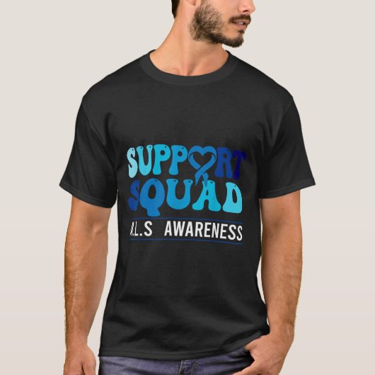 ALS啓発サポートチーム グルーヴィー ALS啓発 Tシャツ (正面)