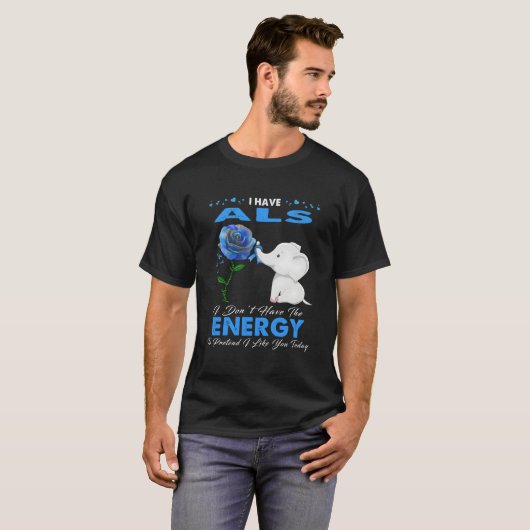 ALS啓発 Tシャツ (正面フル)
