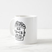ALS最低 コーヒーマグカップ (正面左)