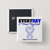ALS毎日恋しく思私のパパ 缶バッジ (正面&裏面)