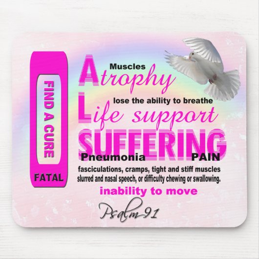 ALS神への信頼マウスパッド マウスパッド (正面)
