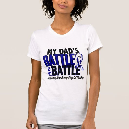 ALS私の戦い余りに1人のパパ Tシャツ (正面)