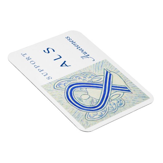 ALS認識度エンジェルカスタムマグネット マグネット (右側)