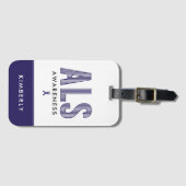 ALS認識度ブルーリボン ラゲッジタグ (正面横)