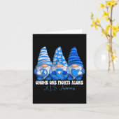 Als認識度月ブルーリボンGnomiesサポート カード (黄色い花)