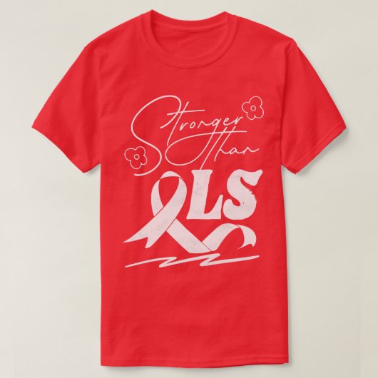 ALS認識度月筋萎縮性側索硬化症 Tシャツ (デザイン正面)