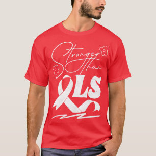 ALS認識度月筋萎縮性側索硬化症 Tシャツ