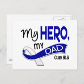ALS 父 私のヒーロー 42 ポストカード (正面/裏面)