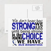 ALS 私たちはどれほど強いのか ポストカード (正面/裏面)