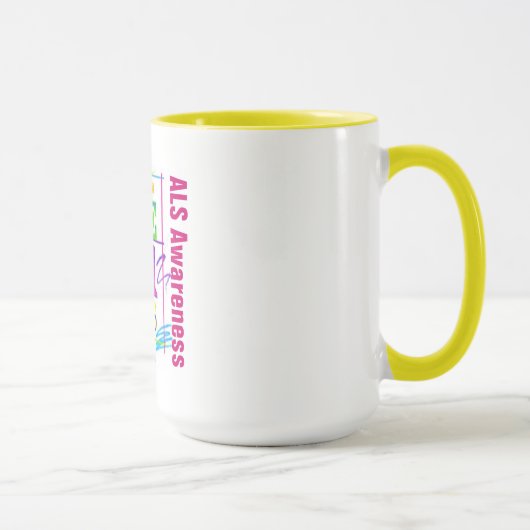 ALS Awareness / Jesus IS Lord マグカップ (右)