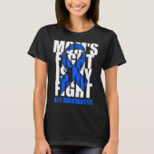 ALS Awareness Month Blue Ribbon Moms Fight May Sup Tシャツ (正面)