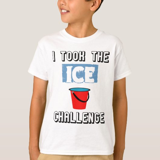 ALS Ice Bucketの課題 Tシャツ (正面)