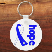 ALS Lou Gehrig's Disease HOPE Ribbon キーホルダー (正面)