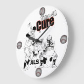 ALS Time4ACureクロック ラージ壁時計 (傾斜)