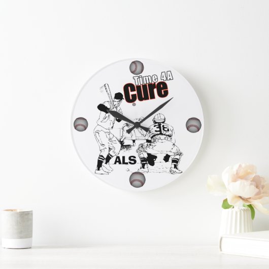 ALS Time4ACureクロック ラージ壁時計 (ホーム)