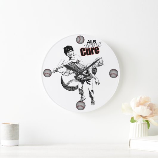 ALS Time4ACure #2時計 ラージ壁時計 (ホーム)