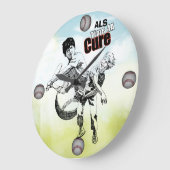 ALS Time4ACure #4時計 ラージ壁時計 (傾斜)