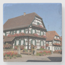 Alsace Franceの高精細な写真 ストーンコースター