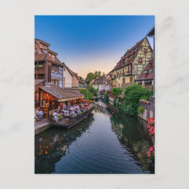 Alsace France Flower Water Canal                 インビテーションポストカード