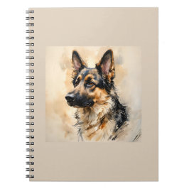 Alsation German Shepard Dog Art Design  ノートブック